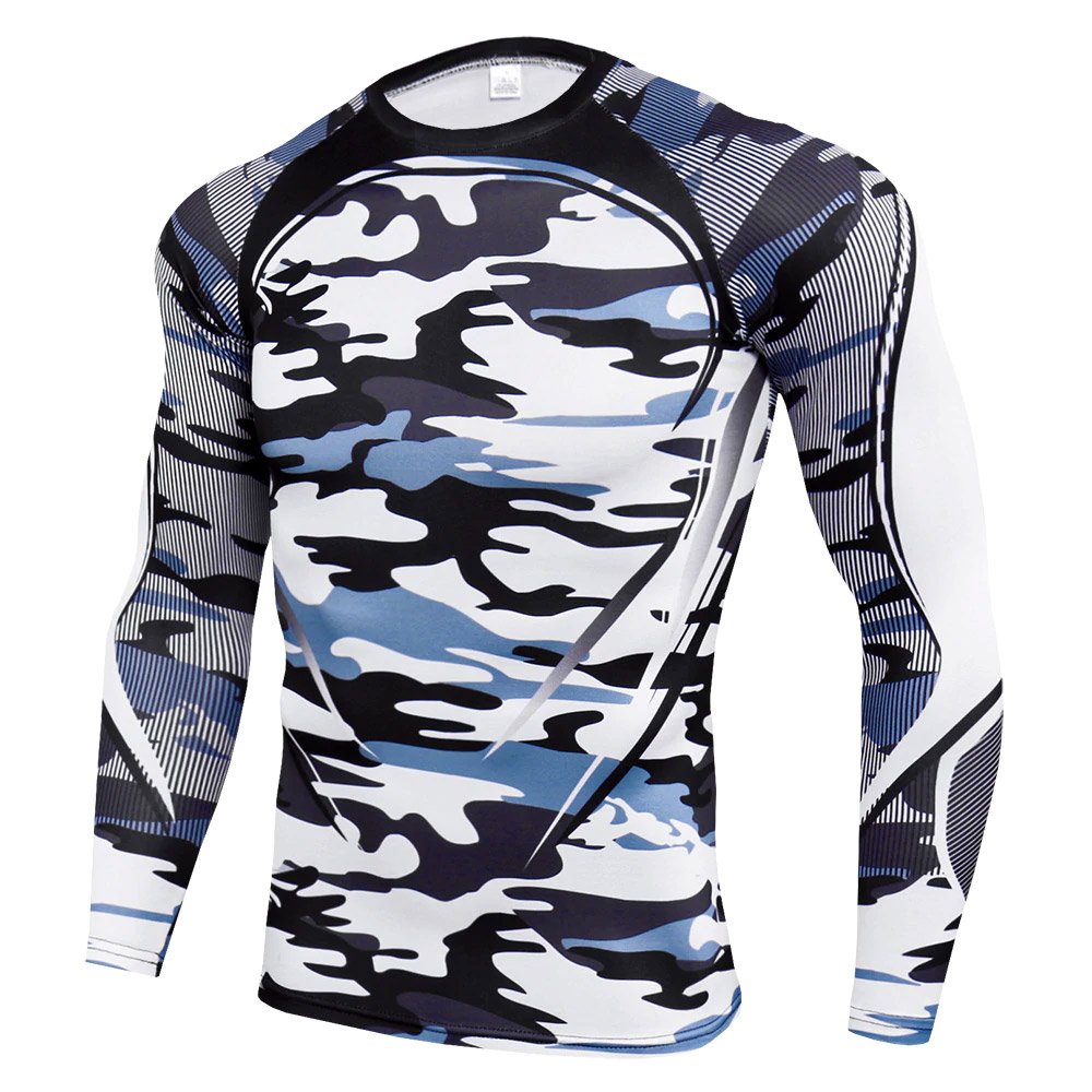 Rash Guard Compression Shirt Quick Drying Fitness