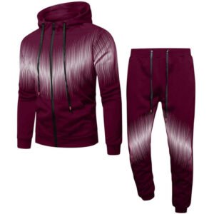 Mens Hoodie Shorts Set Tracksuit Set