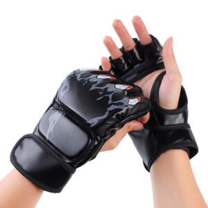 leather ufc sparring gloves training