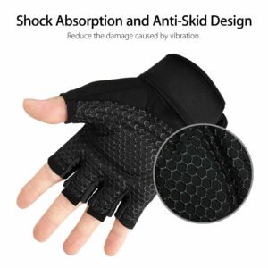 Women Men Gym Gloves Half Finger Cycling Workout