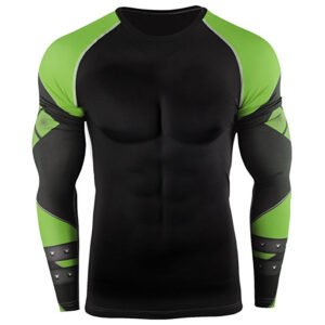 Custom Logo Men Long Sleeve Printed Rash Guard